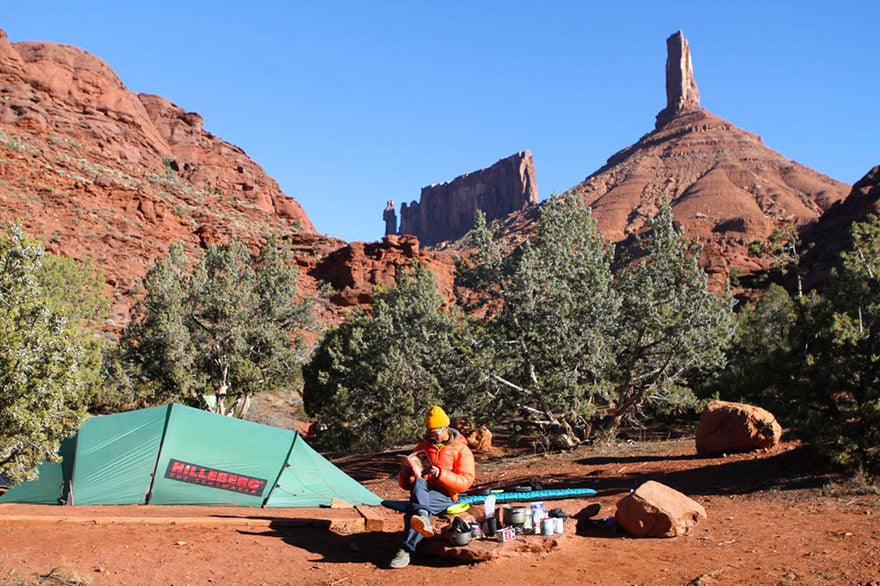 Camp in the mountains