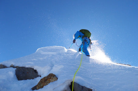 snowy mountain top