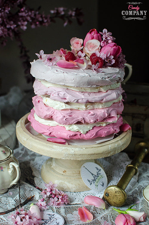 Layer cake made with lyo powders