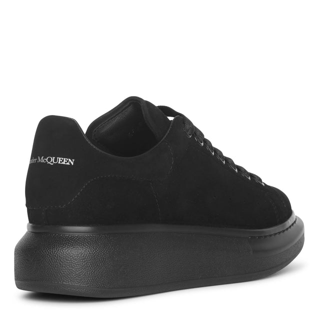 alexander mcqueen black and white suede