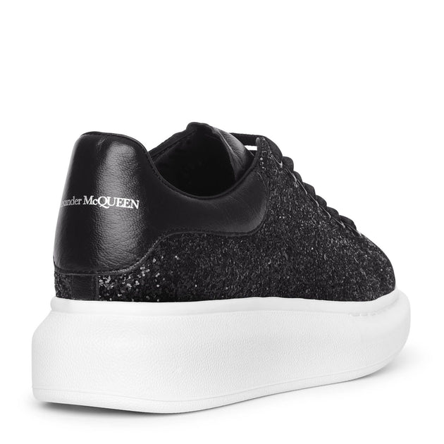 alexander mcqueen shoes black glitter