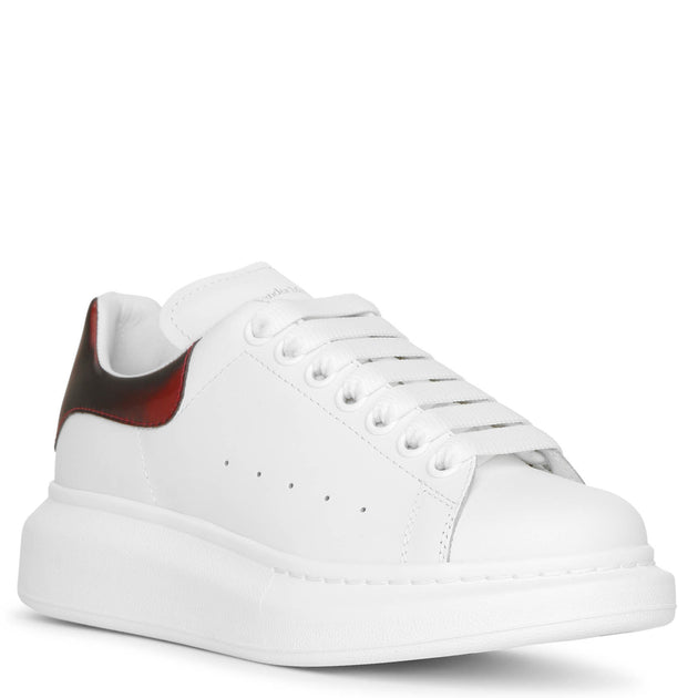 alexander mcqueen red and white sneakers