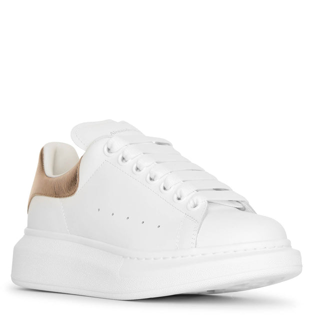 alexander mcqueen rose gold sneakers