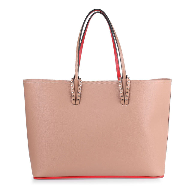 christian louboutin cabata tote nude