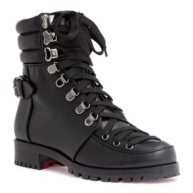 christian louboutin combat boot