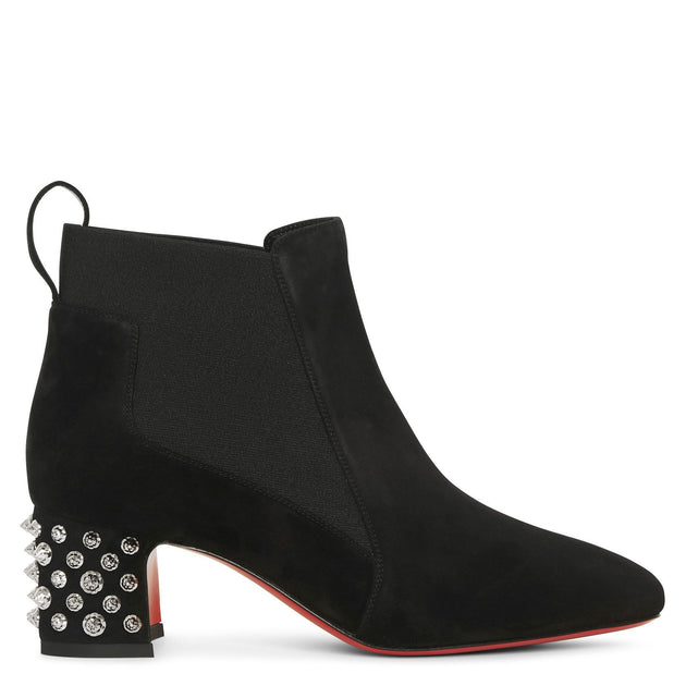 louboutin black suede boots