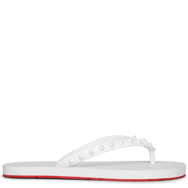 Christian Louboutin | Loubi flip donna white sandals Savannahs