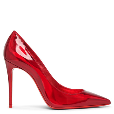 Kate 100 red patent pumps