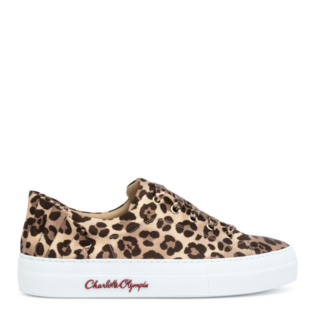 charlotte olympia leopard sneakers