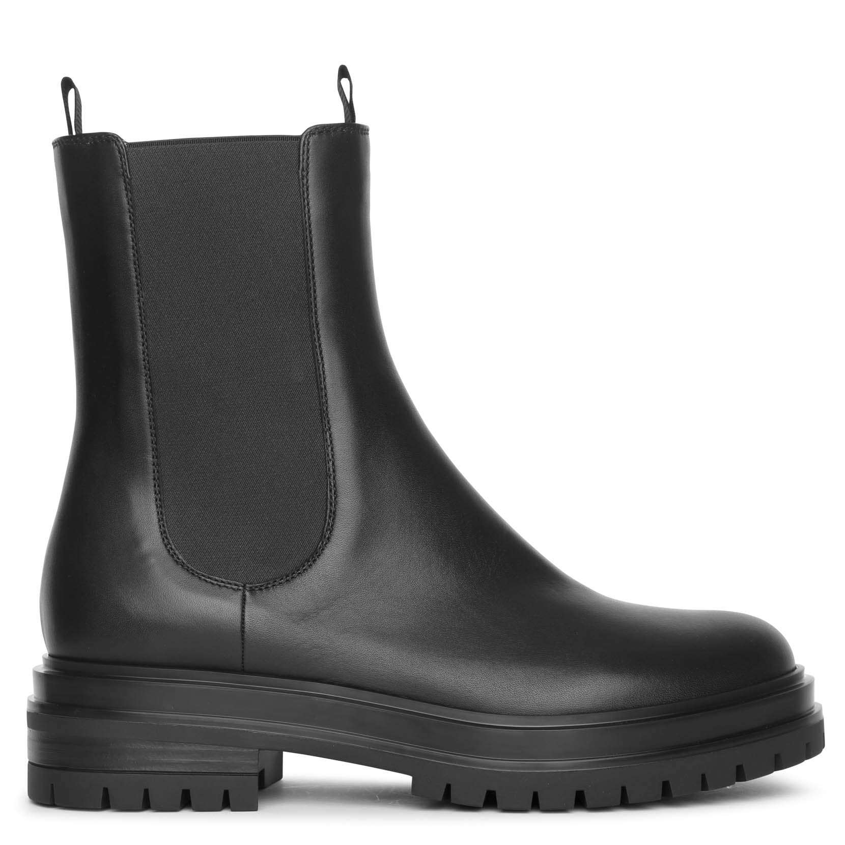 Leather chelsea boots