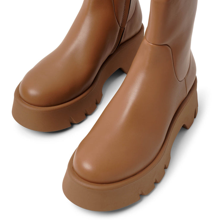 Montey beige leather boots