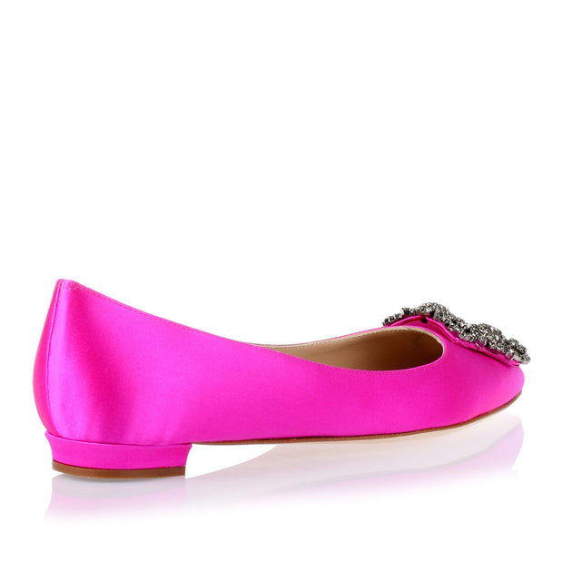 manolo blahnik pink flats