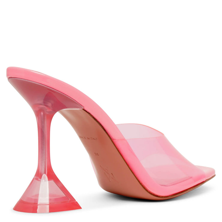 Lupita pink pvc mule sandals
