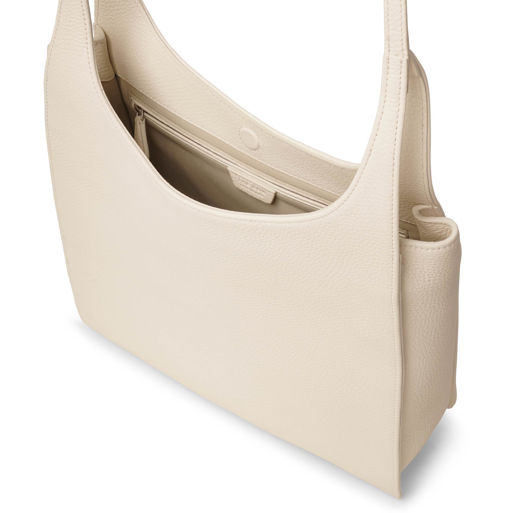 Jules ivory leather tote bag