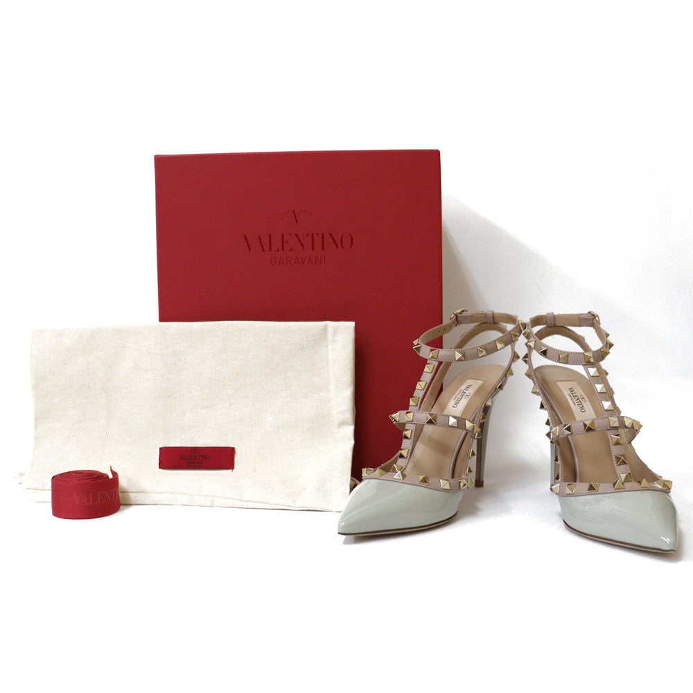 中古】 ヴァレンティノ VALENTINO パンプス 定番 美品 EU 39 JP 24.5