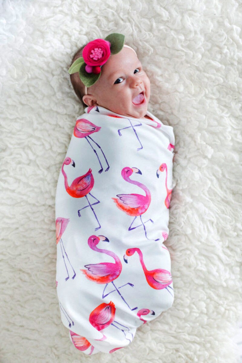 flamingo baby wrap