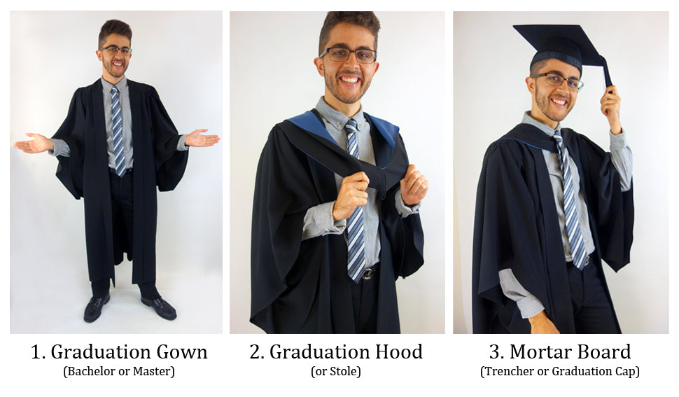 Graduation Gown Accessory Bachelor University Academic Hood 