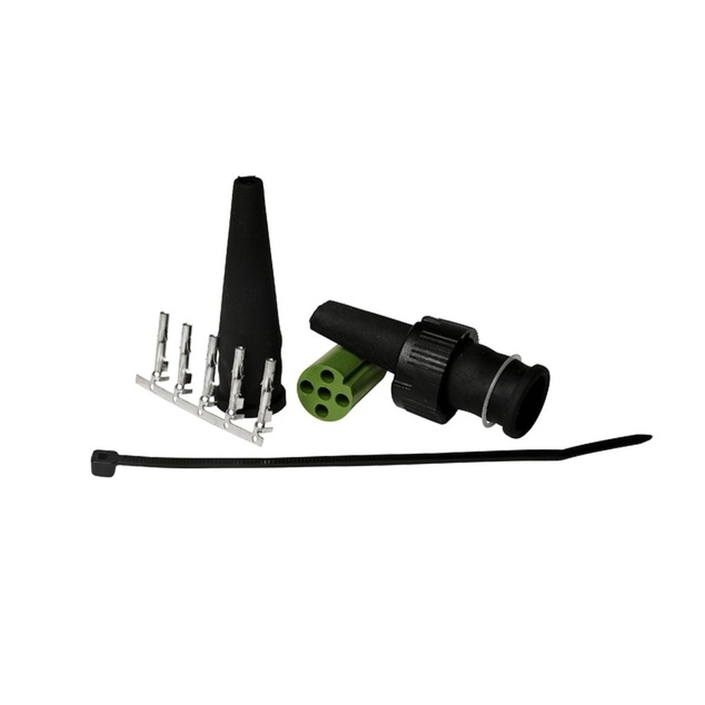 Aspock Trailer Lamp Bayonet Light Connector 5 Pin Green Plug 13-0523-044 