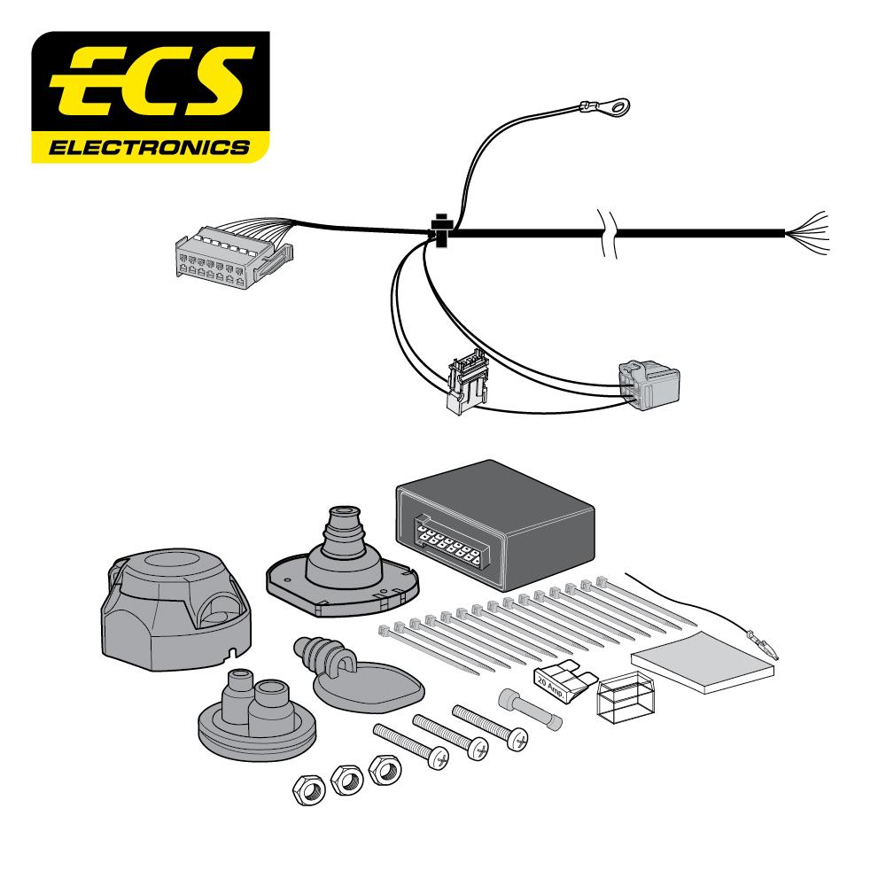 CD390 2015 Onwards 13 Pin Wiring Kit Towbar Electrics for Ford Galaxy 4 