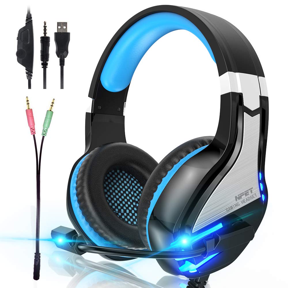 opslaan versieren Plunderen NPET HS10 Stereo Over-Ear Gaming Headset Headphone for PS4 Xbox One – NPET  Online Store