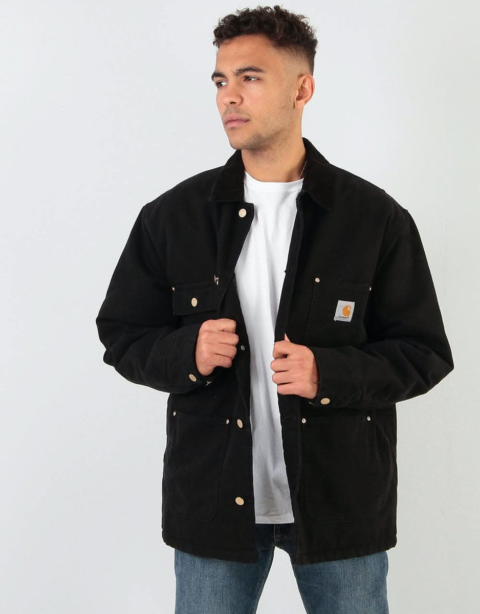 メーカー公式ショップ】 Carhartt JS Chore Coat Black Pigment Dye