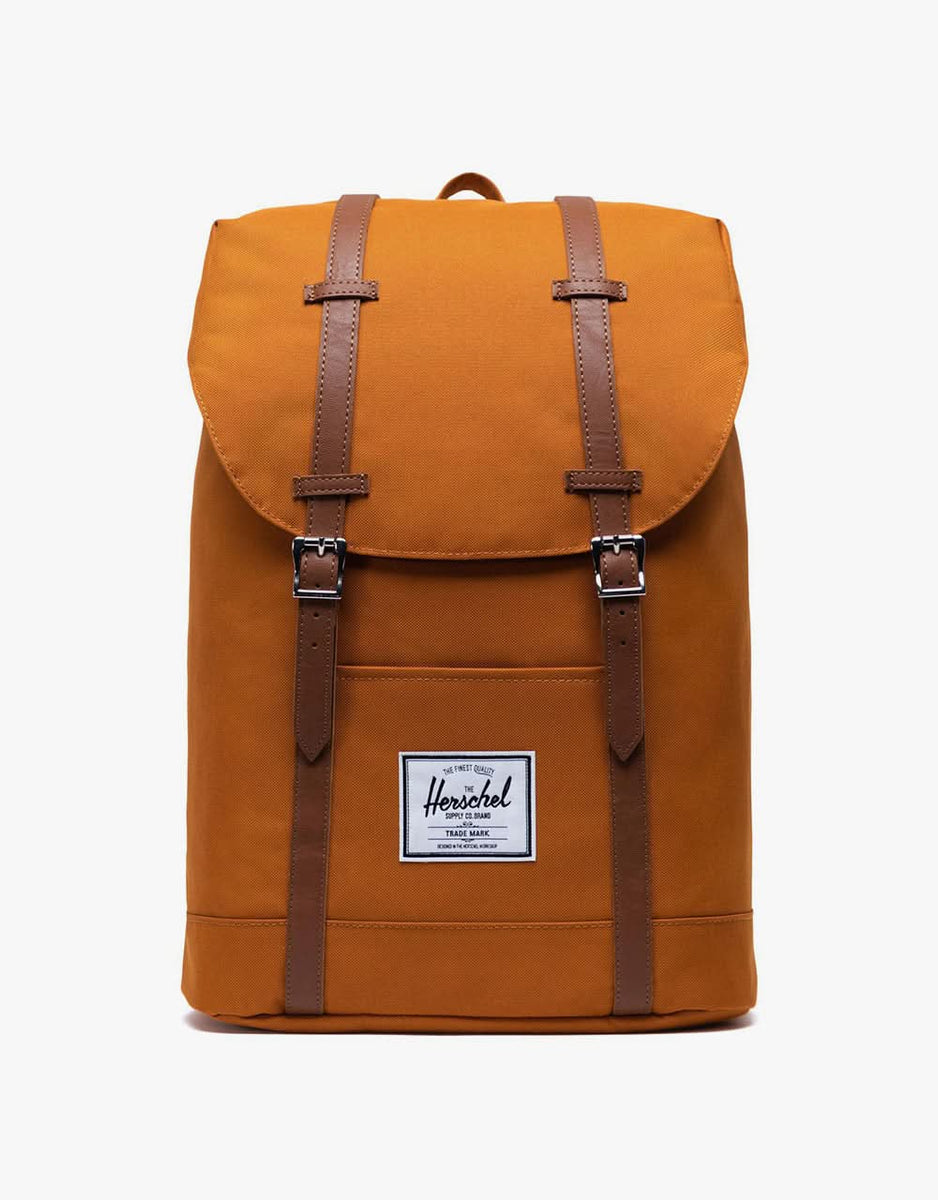 herschel orange backpack