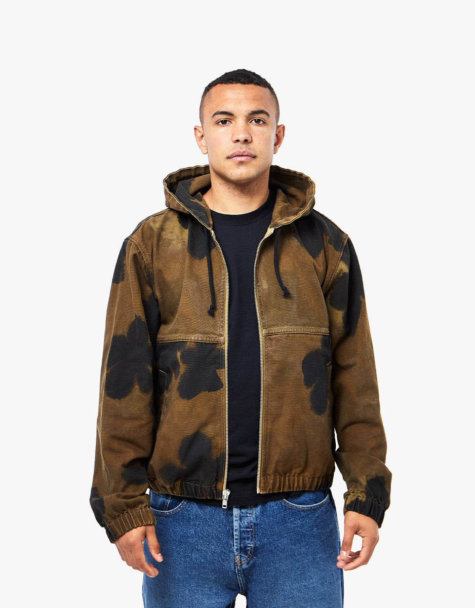 Stüssy Floral Dye Work Jacket - Brown