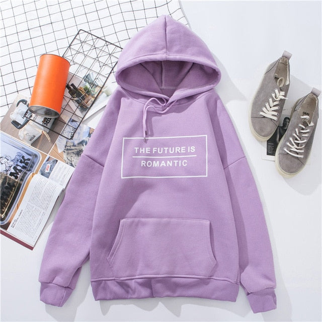 purple oversized hoodie