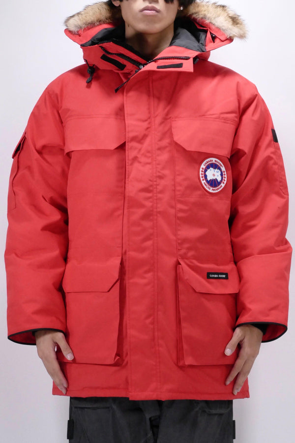 canada goose mens red jacket