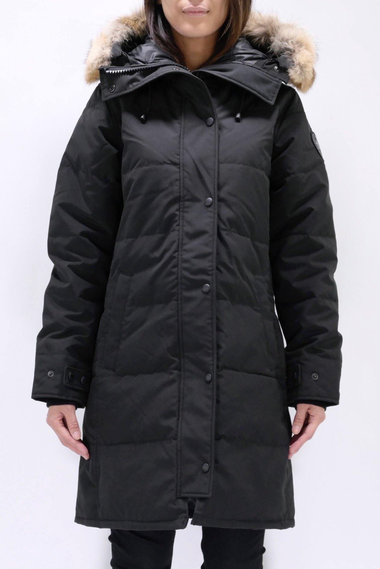 Canada Goose Womens Down *Parka Shelburne Black Label - Black