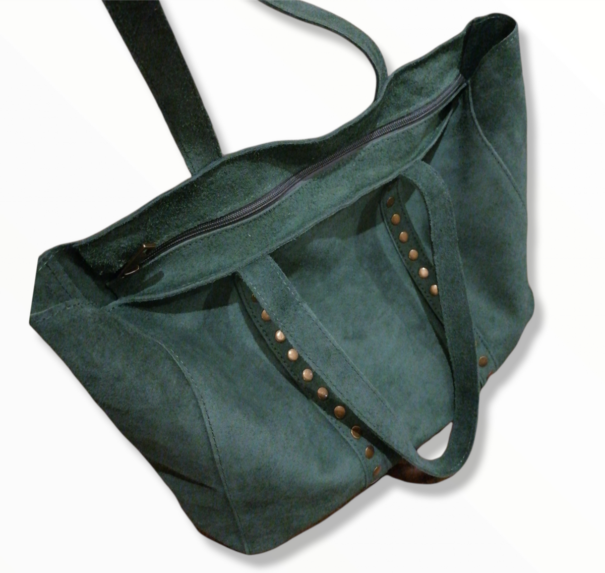 Tote grande scamosciata top