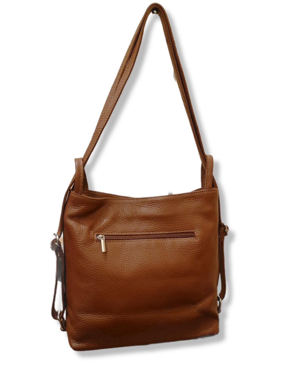 Zaino/Borsa 2 way in Vera Pelle