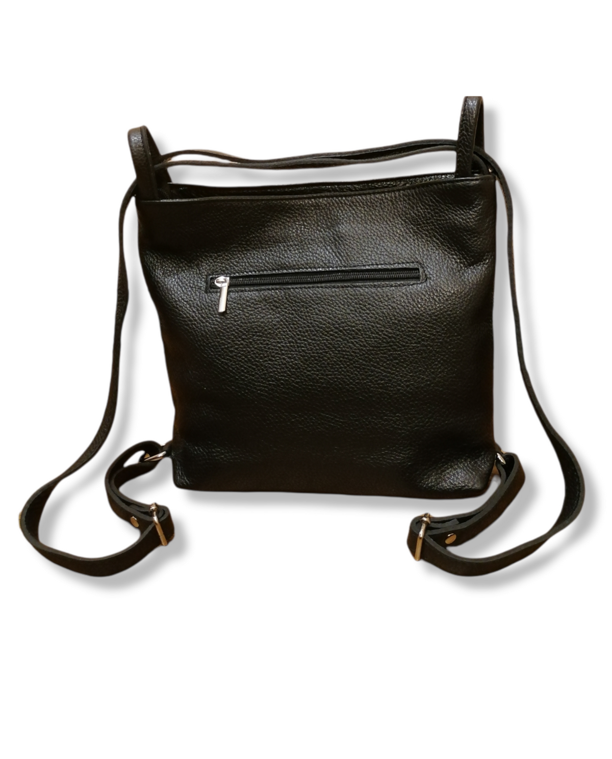 Zaino/Borsa 2 way in Vera Pelle