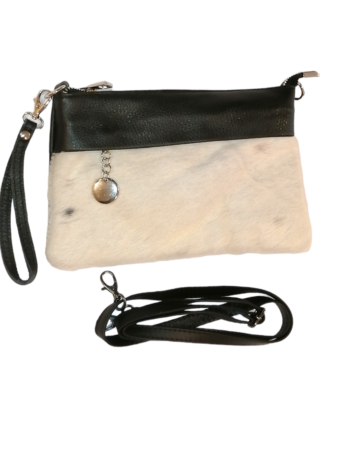 pochette cavallino small bianco