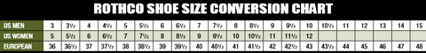 Shoe Conversion Chart