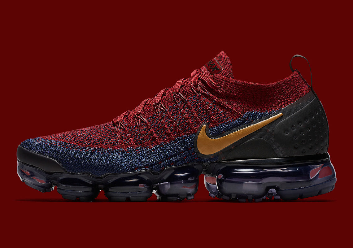 nike vapormax flyknit 2 team red obsidian