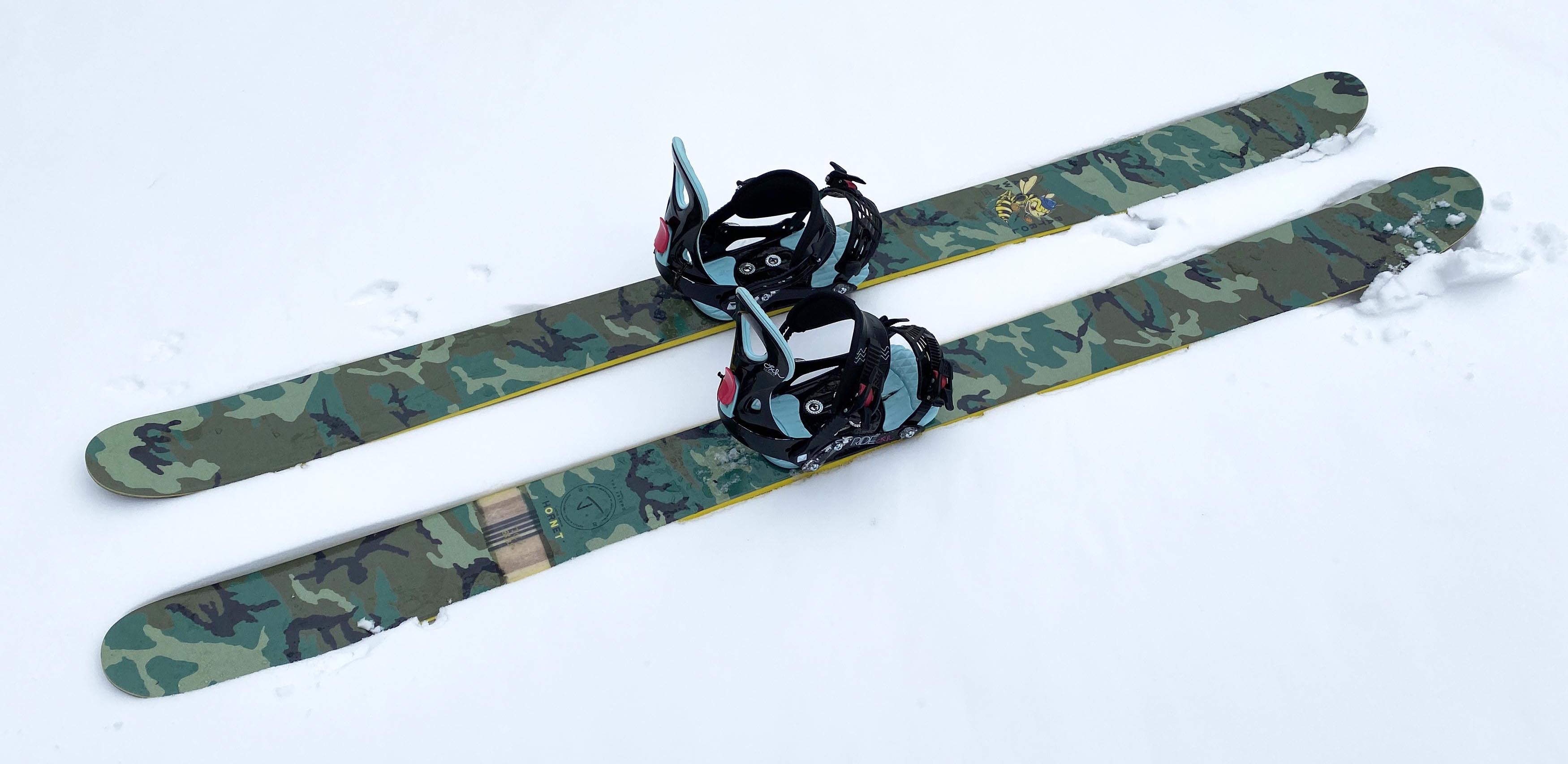 privacy buiten gebruik het spoor Skis built for snowboard bindings – J skis