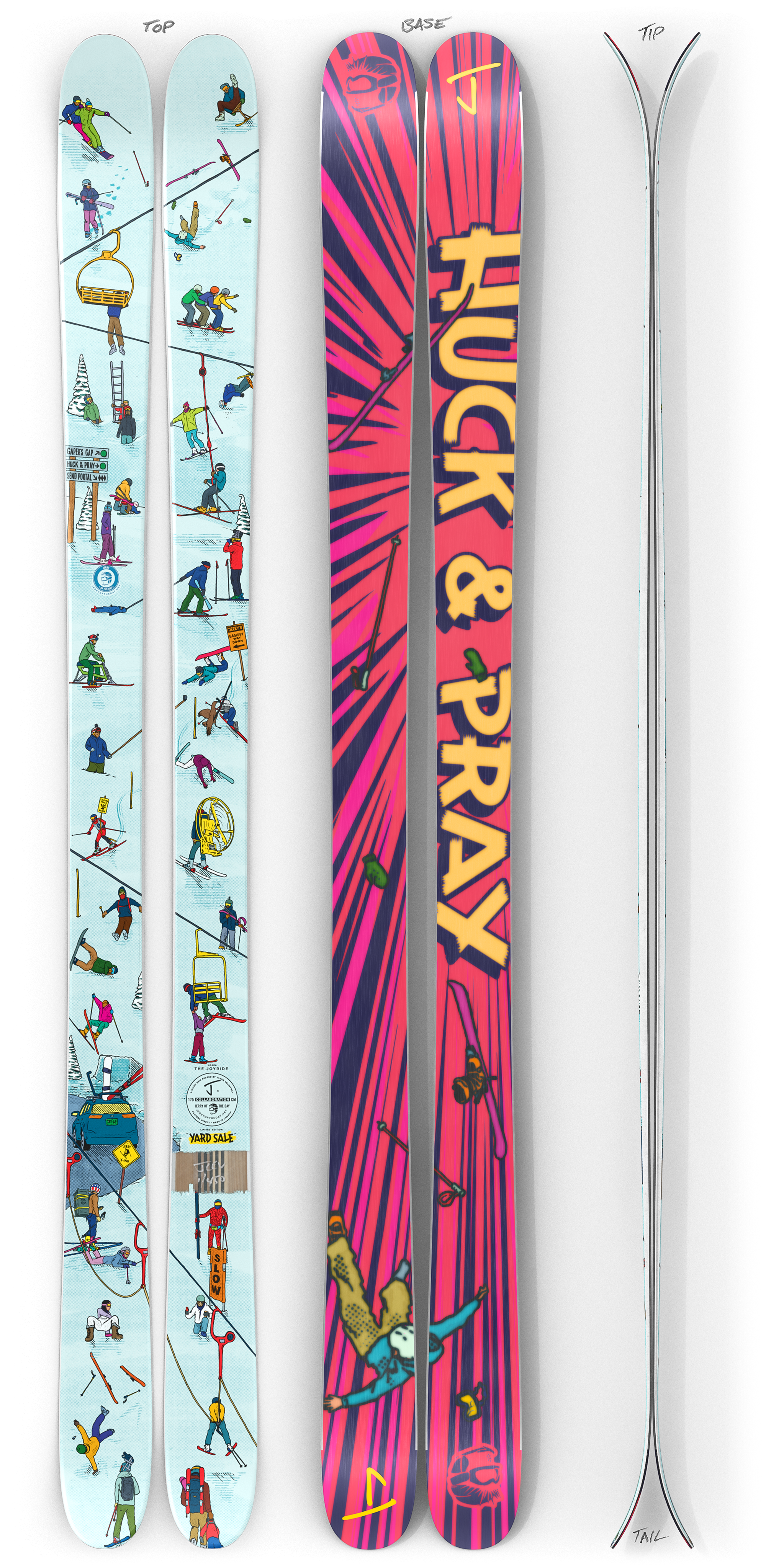 kiespijn Embryo Schat The Joyride "Yardsale" Limited Edition Freestyle All-mtn ski by J – J skis
