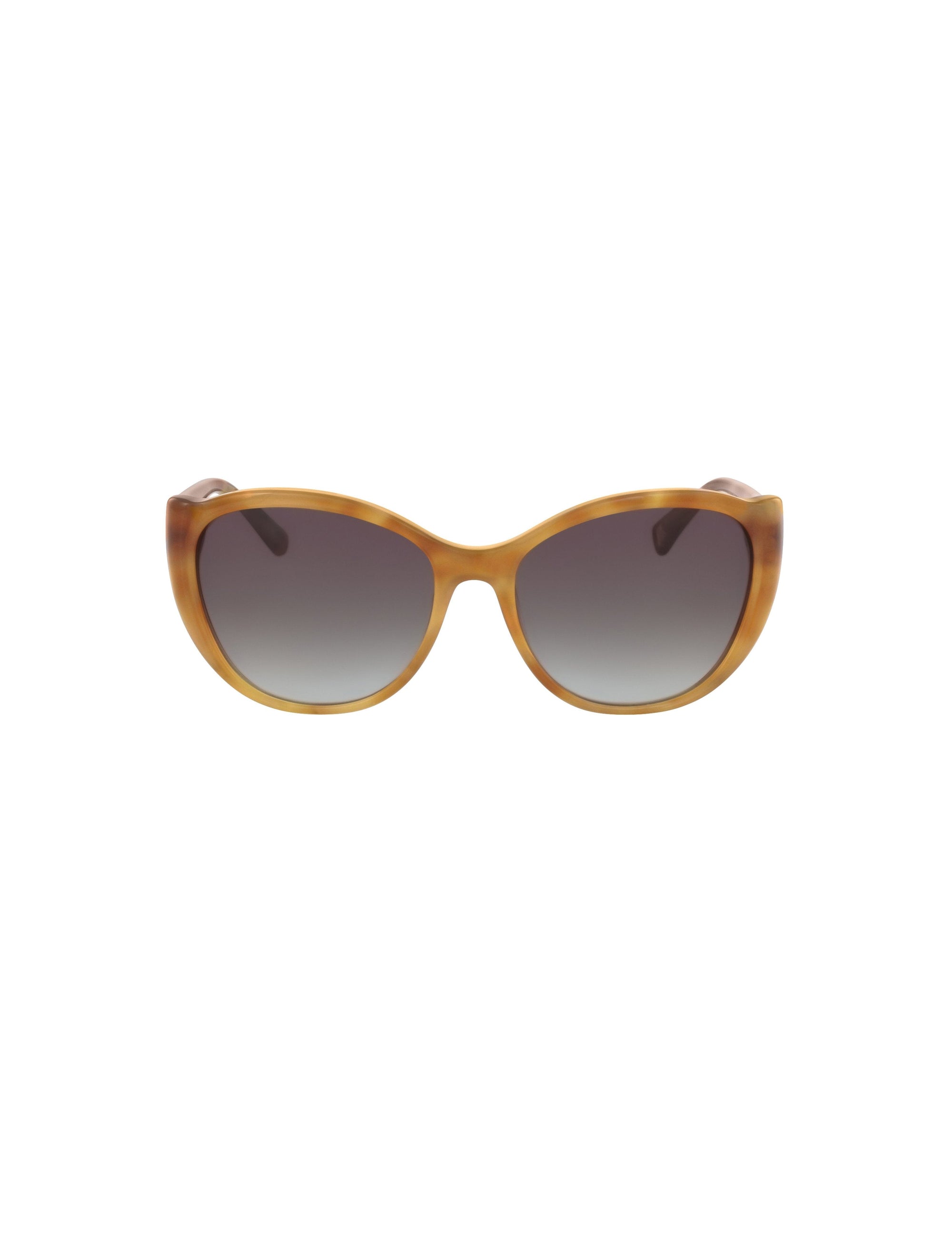 Blonde Tortoise Modern Cateye Sunglasses