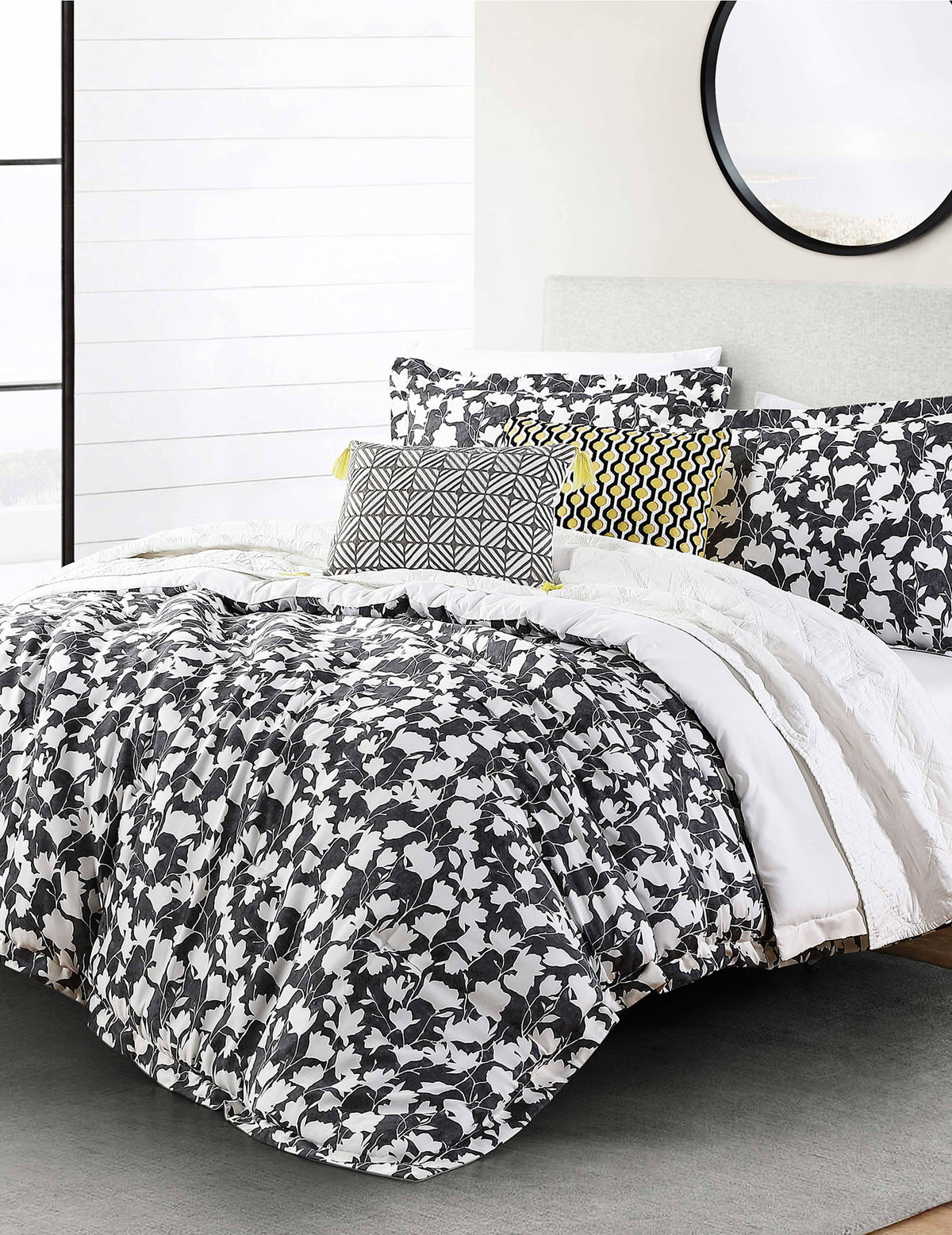 Oslo Floral Shadow Comforter Set