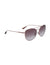 Metal Trendy Aviator Sunglasses