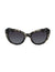 Tortoise Two-Tone Cat-eye Sunglasses