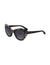 Tortoise Two-Tone Cat-eye Sunglasses