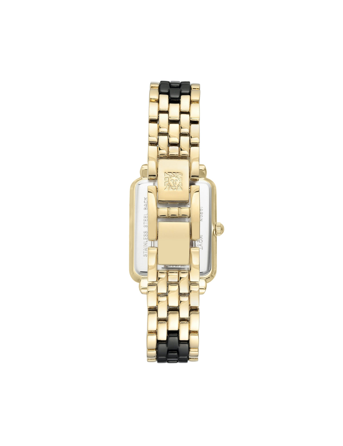 black gold genuine diamond dial ceramic bracelet watch rectangular case