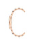 brown rose gold-tone resin bracelet watch