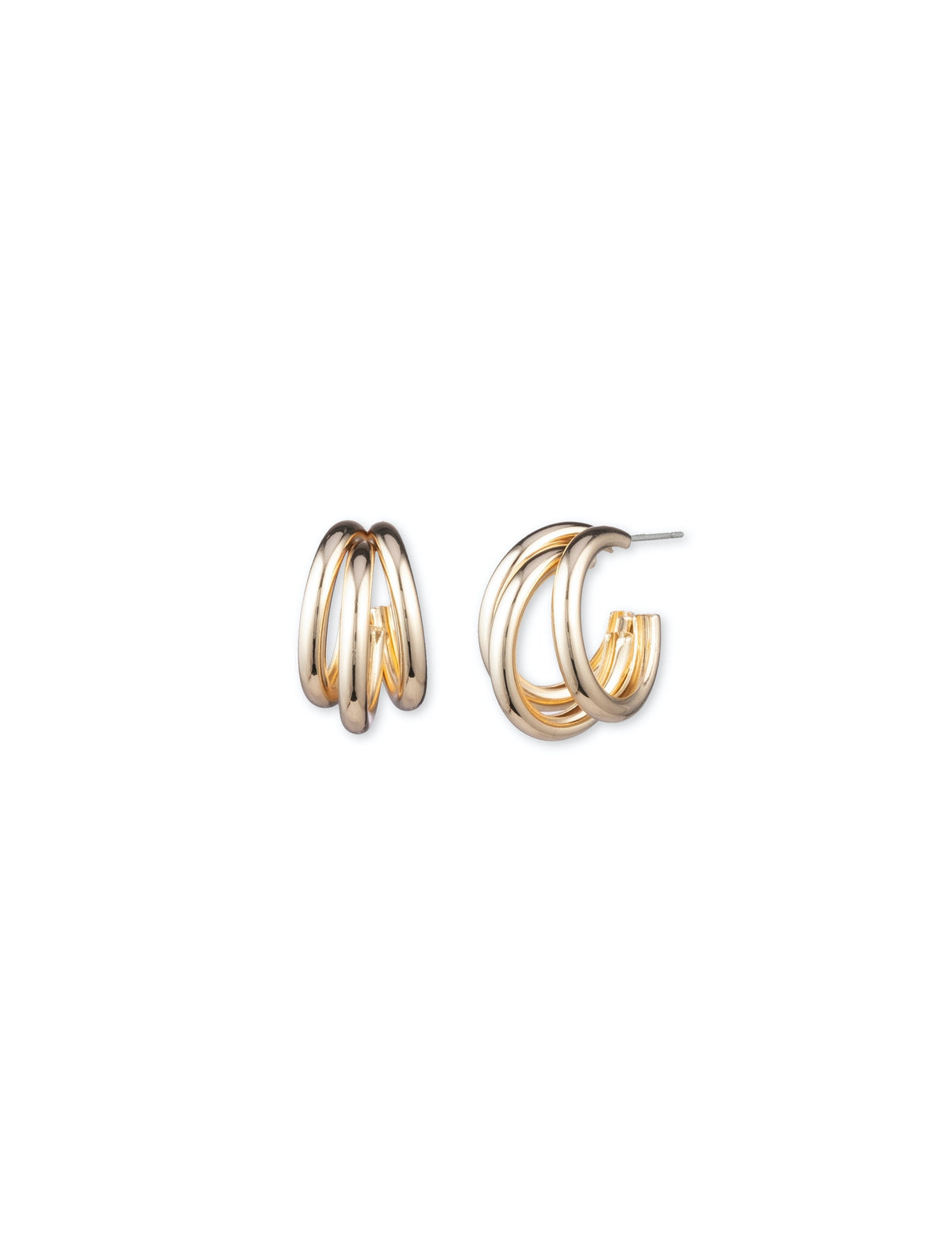 Gold-Tone Multi Hoop Earrings