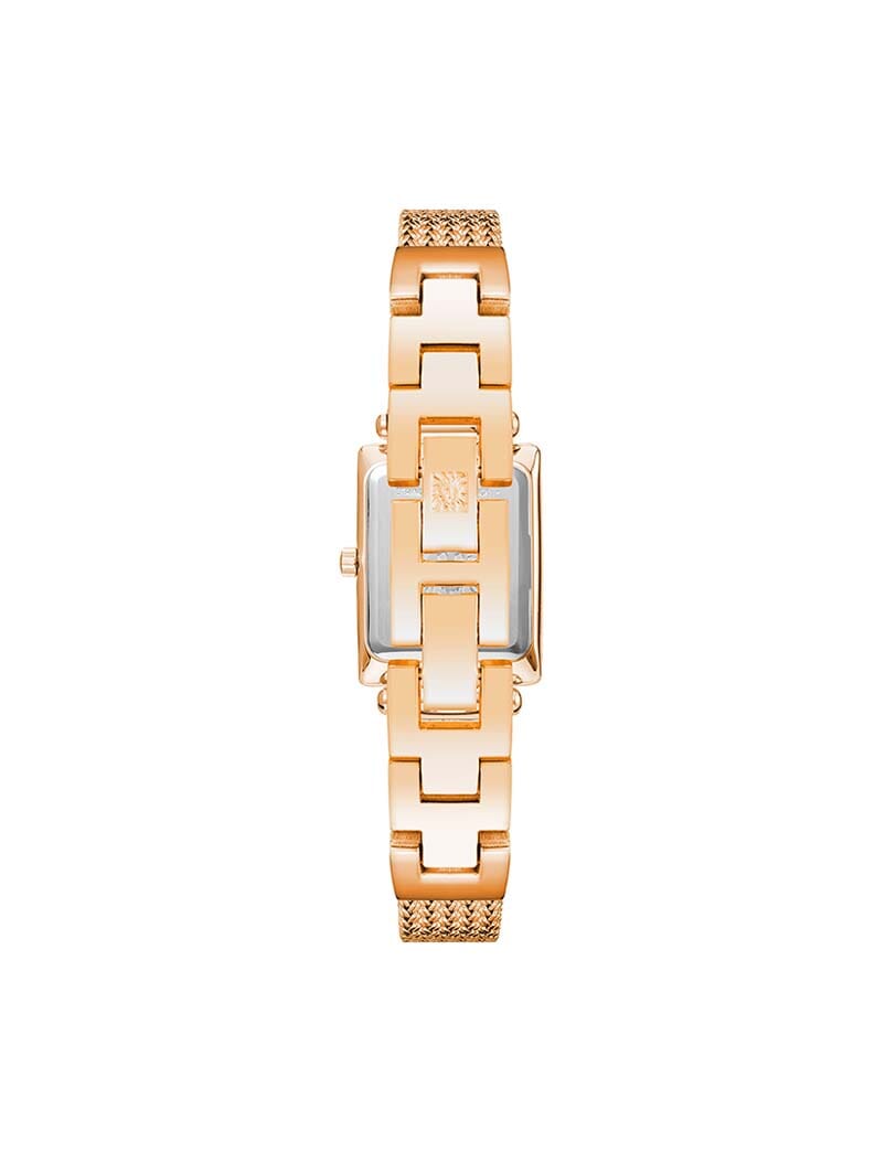 Rectangular Case Mesh Bracelet Watch