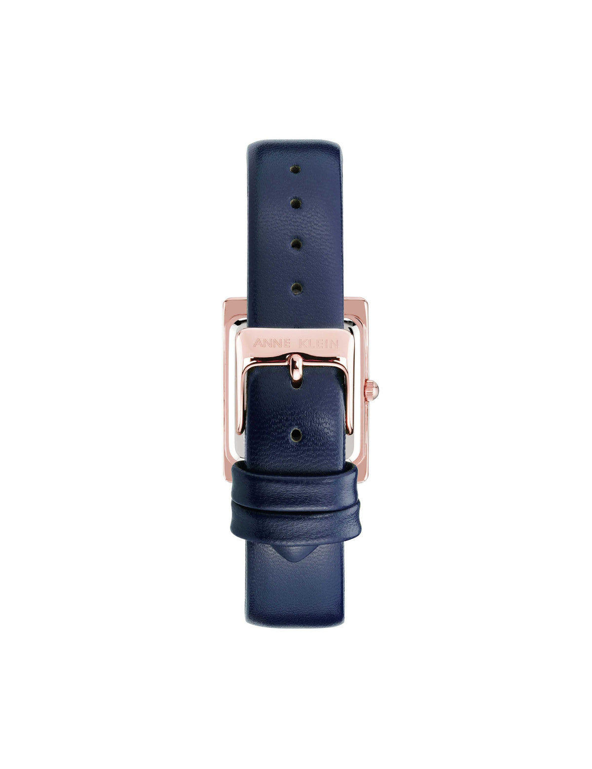 Rectangular Leather Strap Watch