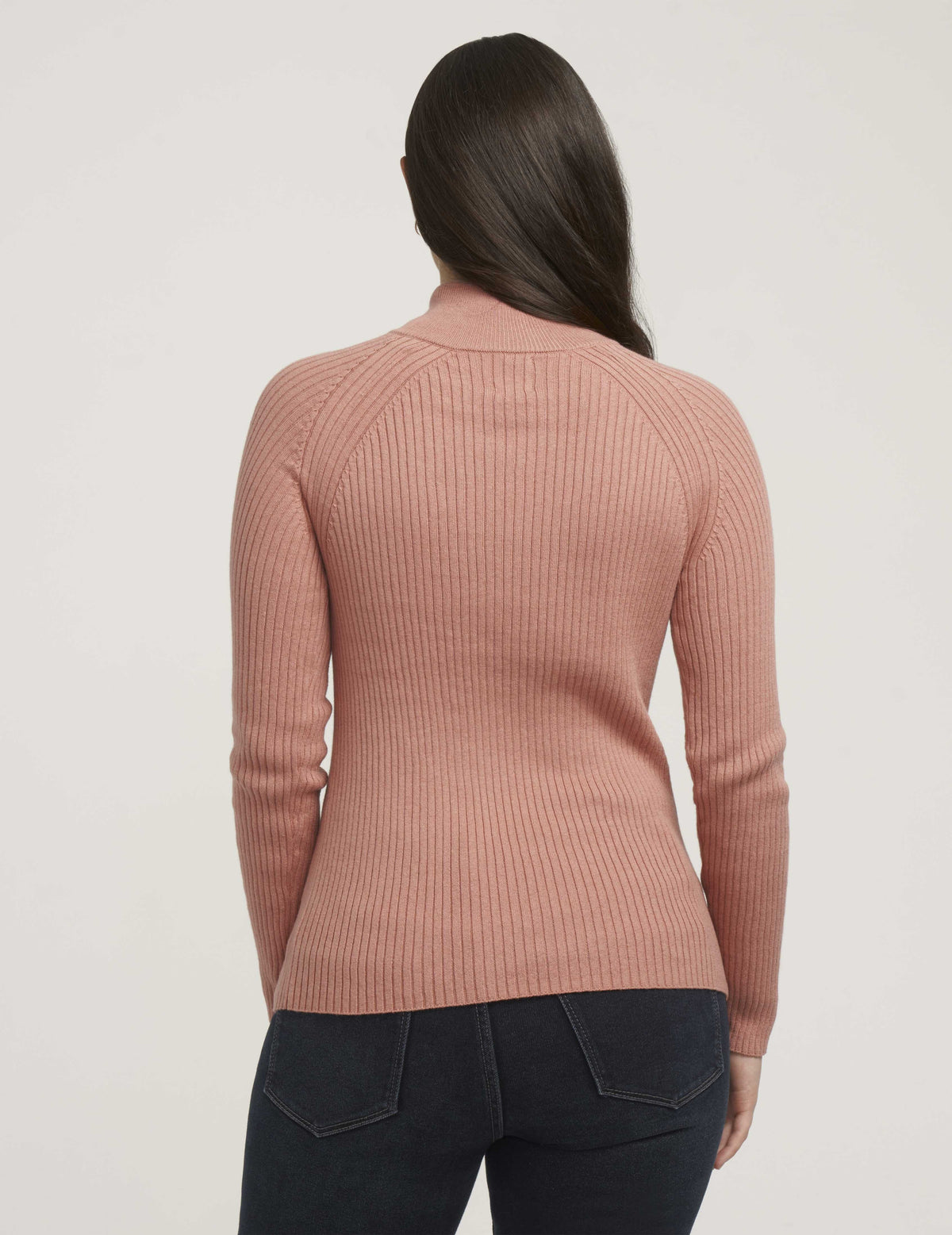 Ribbed Raglan Pullover