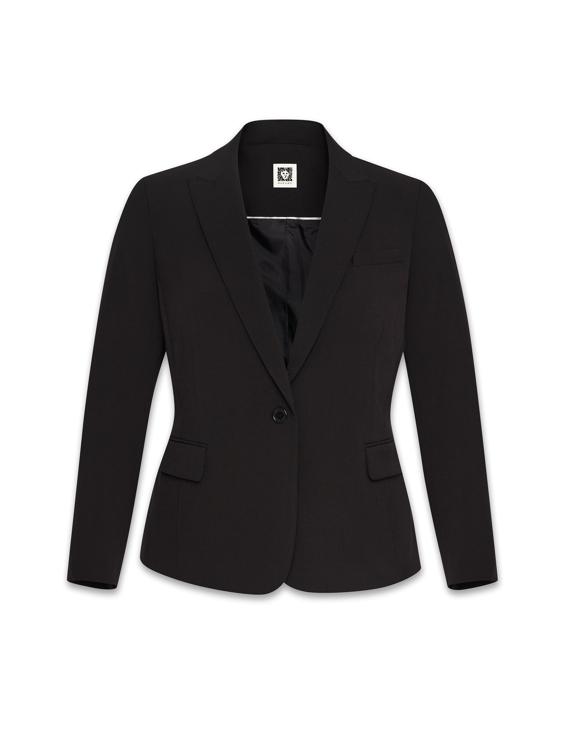 Anne Klein Black One Button Jacket